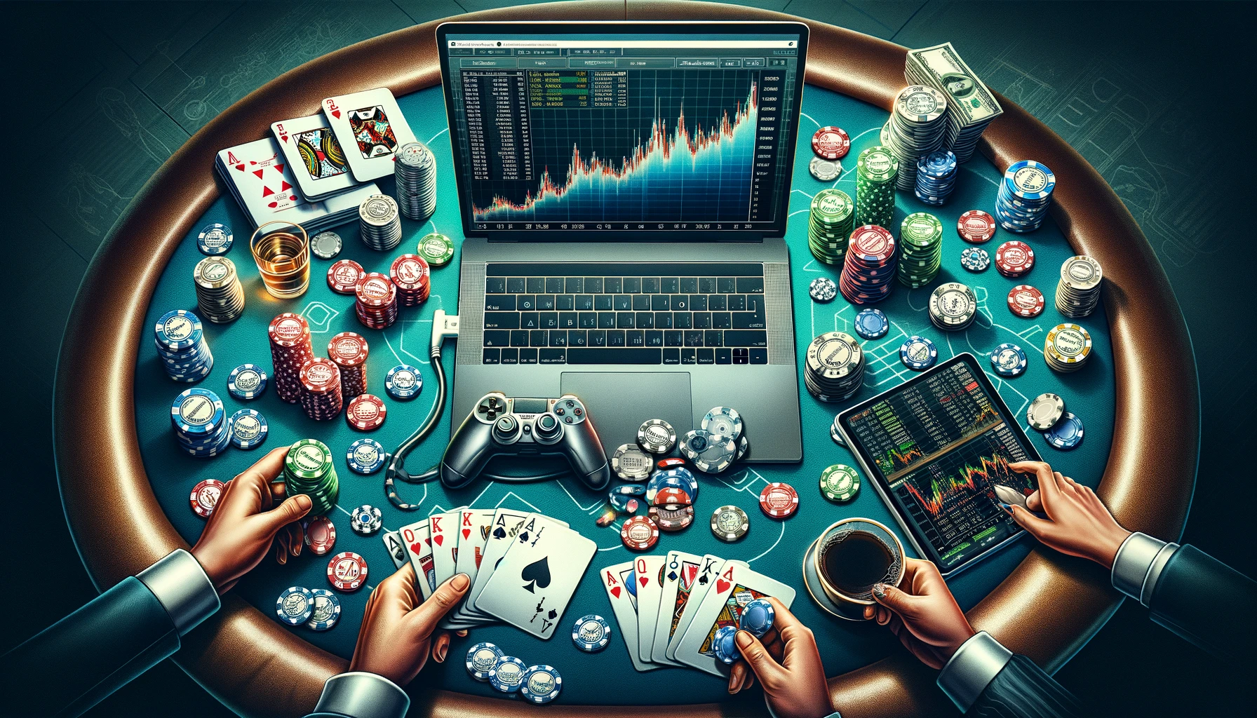 Poker ou bourse/ Trading au poker